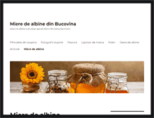 Tablet Screenshot of miere-bucovina.ro